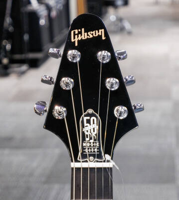 Store Special Product - Gibson - 50th Anniversary Les Paul Music City Special Electric Guitar with Softshell Case - Wine Red